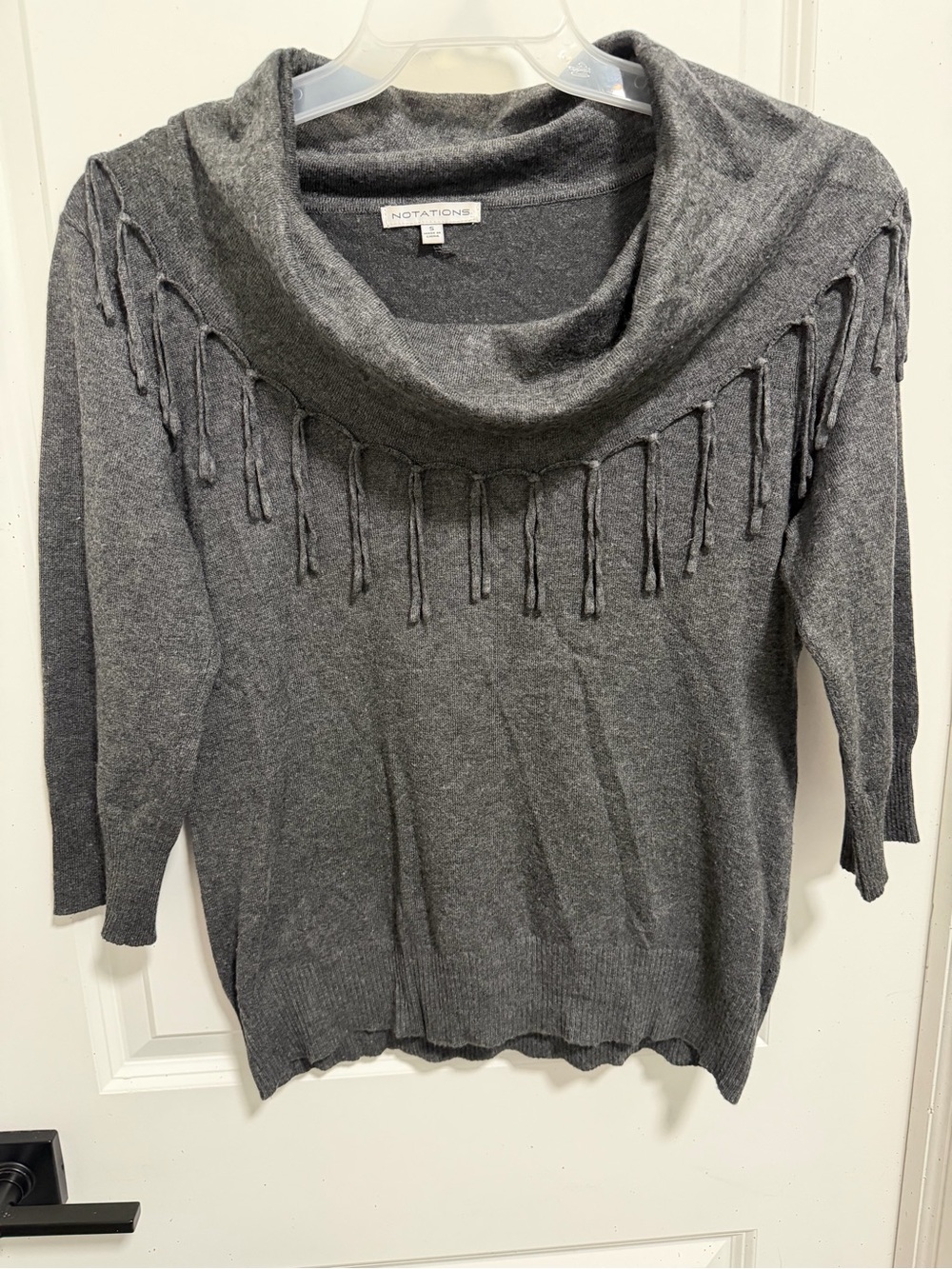 Cowl neck sweater S